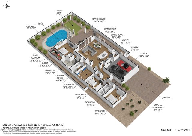 20282 E ARROWHEAD Trail, Queen Creek, AZ 85142