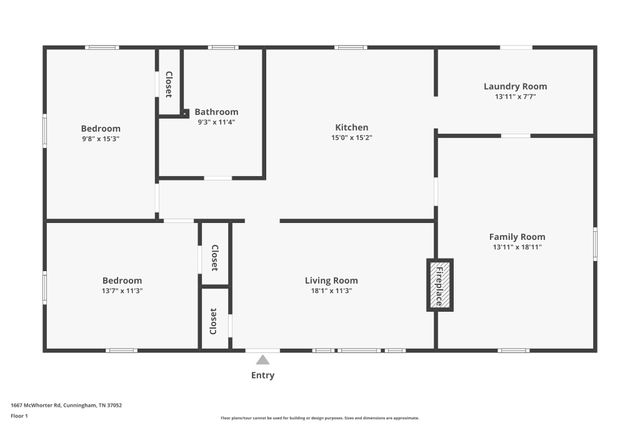1667 McWhorter Rd, Cunningham, TN 37052