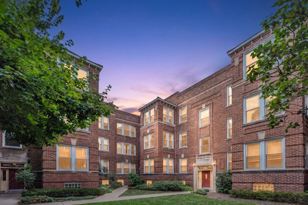 2622 N Spaulding Avenue 3N, Chicago, IL 60647 — exterior