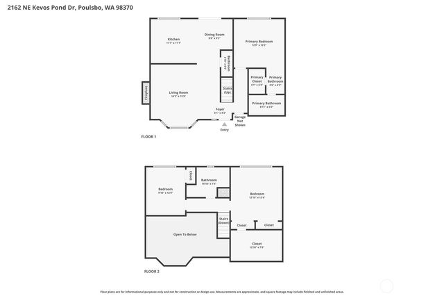 2162 NE Kevos Pond Drive, Poulsbo, WA 98370