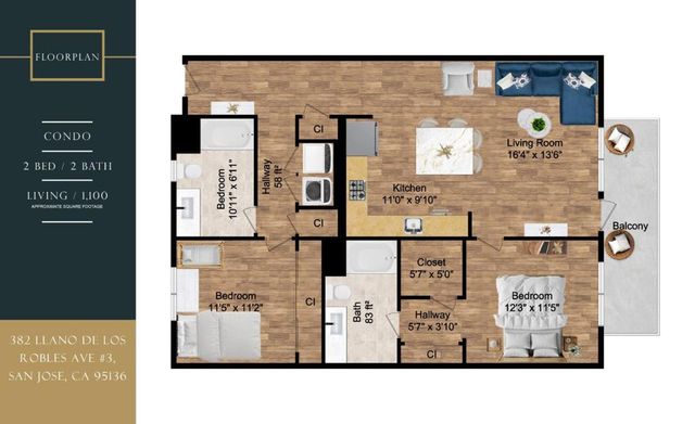 382 Llano De Los Robles Avenue 3, San Jose, CA 95136