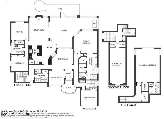 509 BRONZE BRANCH Court, St. Johns, FL 32259