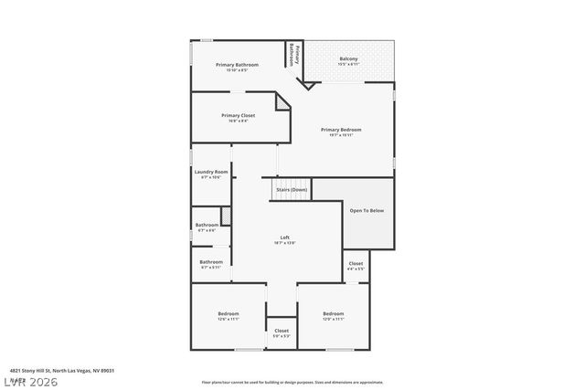 4821 Stony Hill Street, North Las Vegas, NV 89031