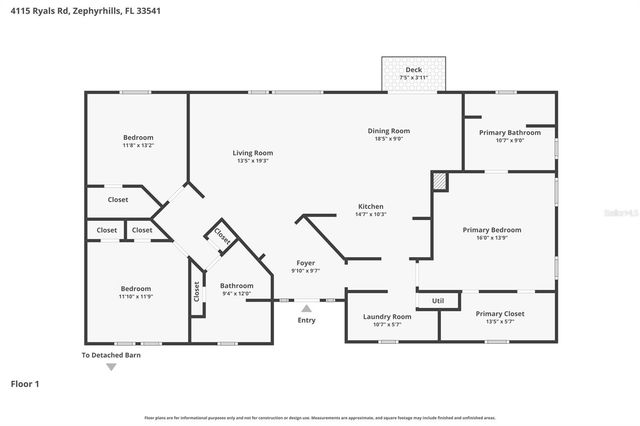 4115 RYALS ROAD, Zephyrhills, FL 33541