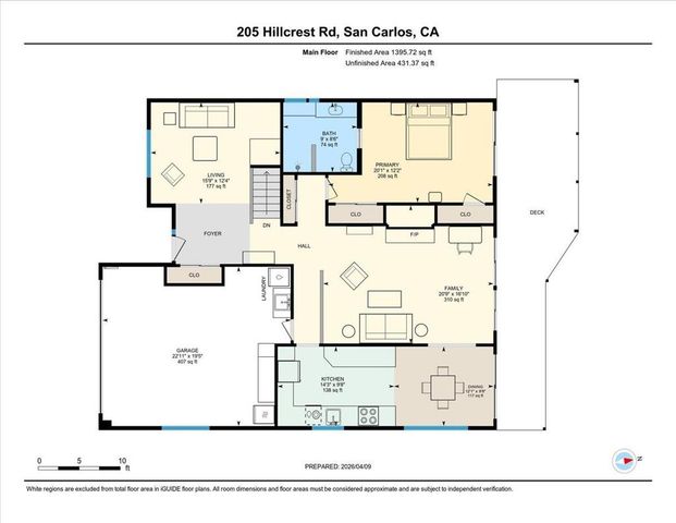 205 Hillcrest Road, San Carlos, CA 94070