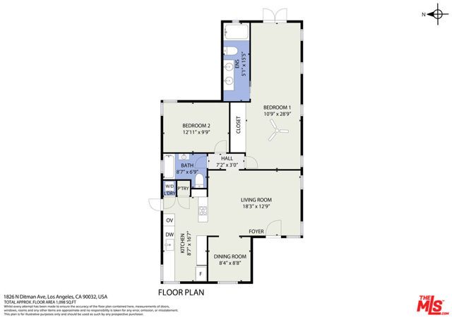 1826 N Ditman Avenue, Los Angeles, CA 90032
