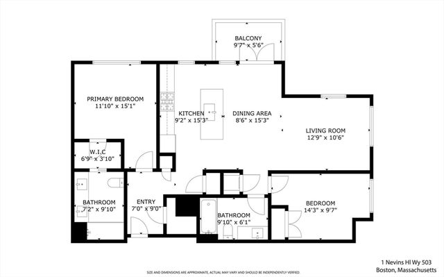 1 Nevins Hill Way 503, Boston, MA 02135
