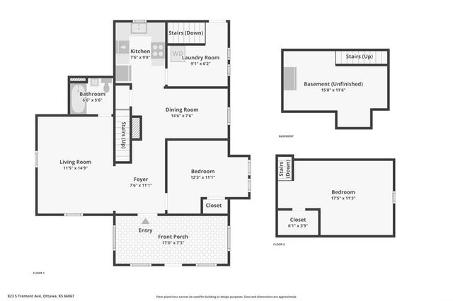 823 S Tremont Avenue, Ottawa, KS 66067