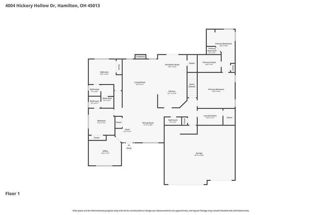 4004 Hickory Hollow Drive, Ross Twp, OH 45013