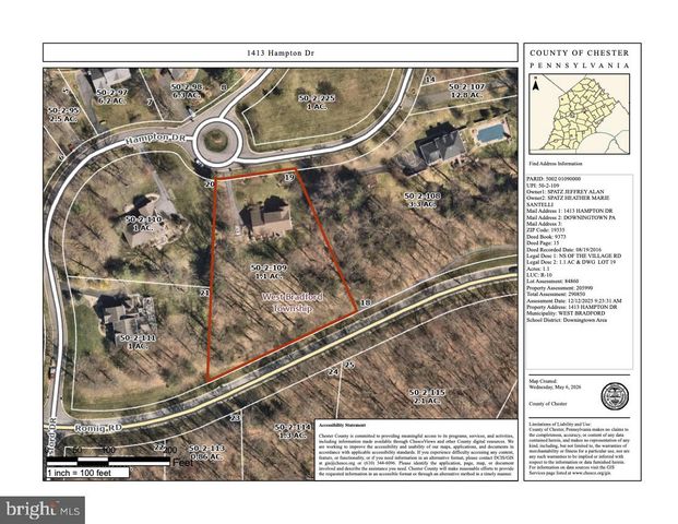 1413 HAMPTON DR, Downingtown, PA 19335