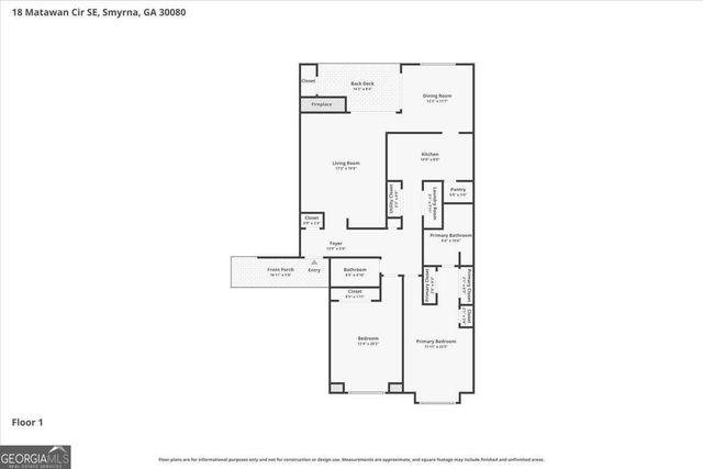 18 Matawan Circle SE 18, Smyrna, GA 30080