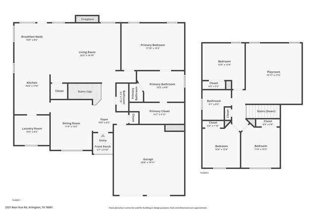 2321 Bear Run Road, Arlington, TX 76001