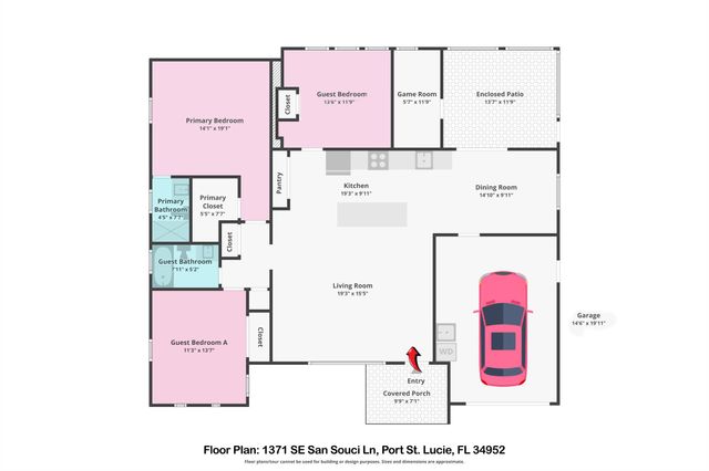 1371 SE San Souci Lane, Port St Lucie, FL 34952