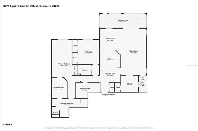 3971 SQUARE EAST LANE 8, Sarasota, FL 34238