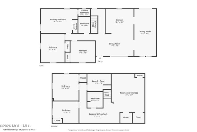 138 N Cooks Bridge Road, Jackson, NJ 08527