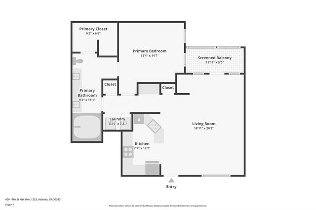 400 17th Street NW 1233, Atlanta, GA 30363