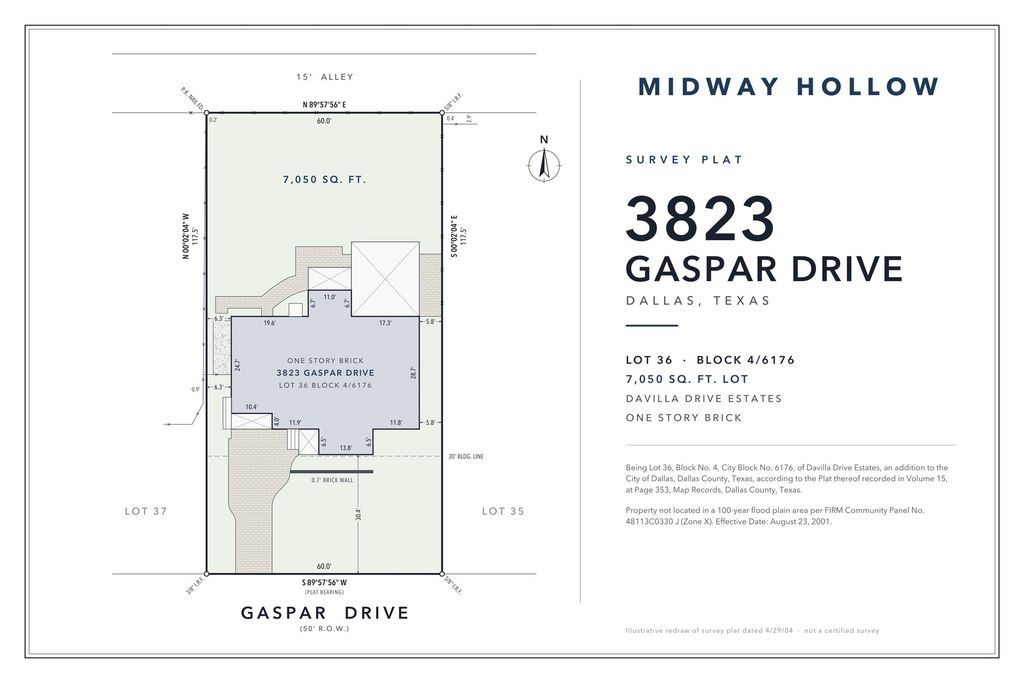 3823 GASPAR Drive, Dallas, TX 75220 — exterior