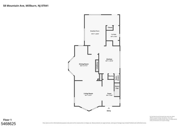58 Mountain Ave, Millburn Twp., NJ 07041