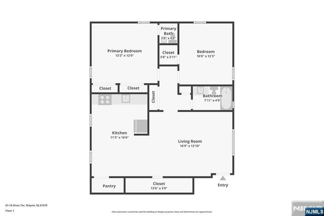 61 Knox Terrace 1A, Wayne, NJ 07470