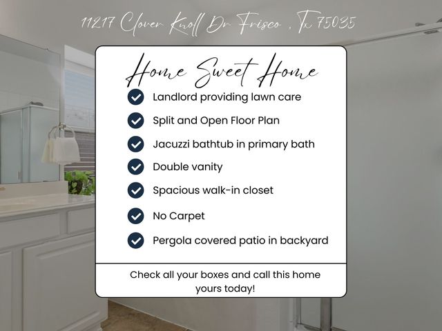 11217 Clover Knoll Drive, Frisco, TX 75035