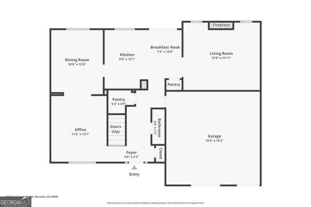 1593 Woodmore Drive SW, Marietta, GA 30008