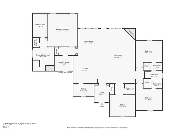 2211 Canyon Lake Road, Wills Point, TX 75169
