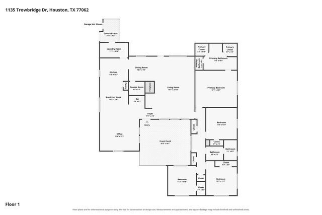 1135 Trowbridge Drive, Houston, TX 77062