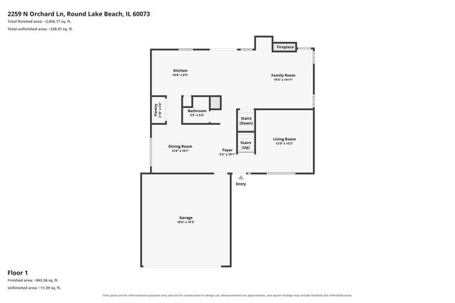 2259 N Orchard Lane, Round Lake Beach, IL 60073