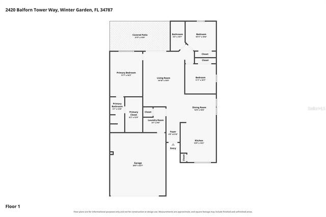 2420 BALFORN TOWER WAY, Winter Garden, FL 34787
