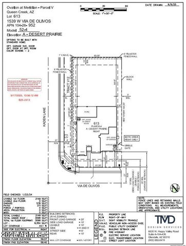 1539 W VIA DE OLIVOS --, San Tan Valley, AZ 85140