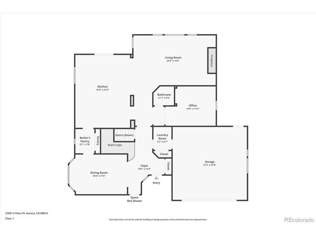 21091 E Flora Pl, Aurora, CO 80013