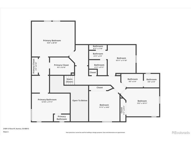 21091 E Flora Pl, Aurora, CO 80013