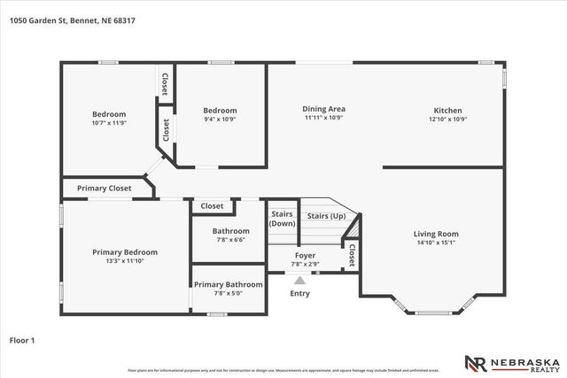 1050 Garden Street, Bennet, NE 68317