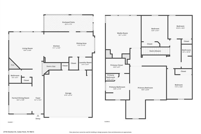 2718 Checker DR, Cedar Park, TX 78613