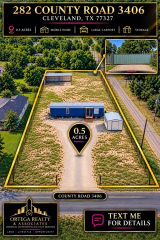 282 County Road 3406, Cleveland, TX 77327