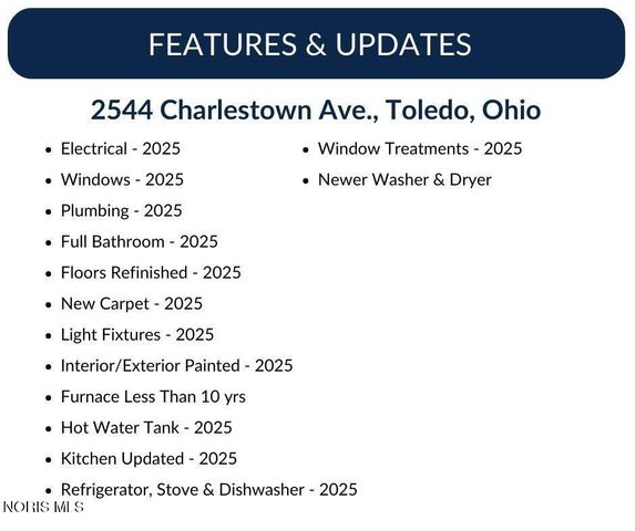 2544 Charlestown Avenue, Toledo, OH 43613