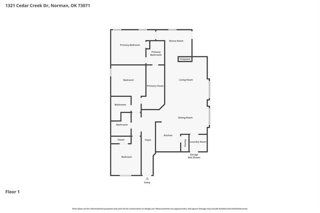 1321 Cedar Creek Drive, Norman, OK 73071