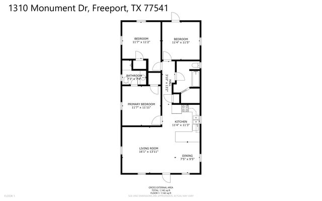 1310 Monument Drive, Surfside Beach, TX 77541