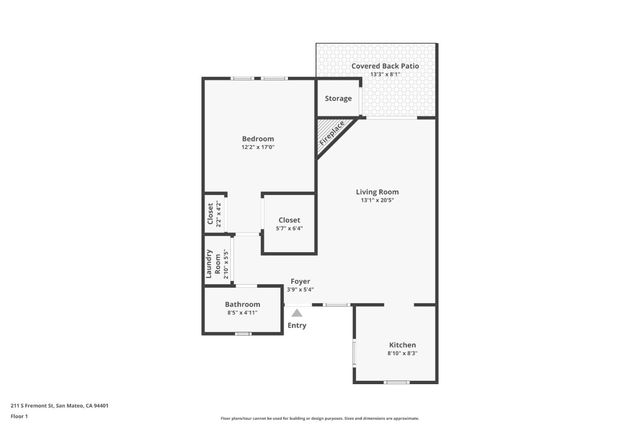 211 S Fremont Street 204, San Mateo, CA 94401