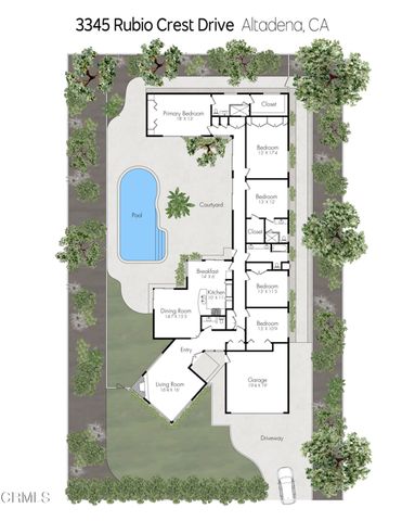 3345 Rubio Crest Drive, Altadena, CA 91001