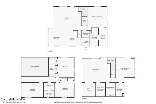 1671 Wooded Acres DR, Sagle, ID 83860