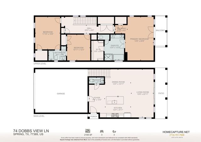 74 Dobbs View Lane, Spring, TX 77389