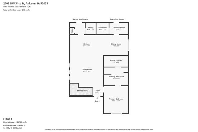 2703 NW 31st Street, Ankeny, IA 50023