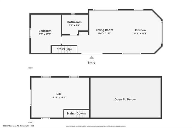 8665 W Bass Lake Road, Danbury, WI 54830