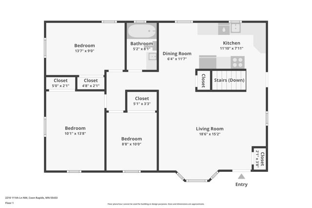 2210 111th Lane NW, Coon Rapids, MN 55433