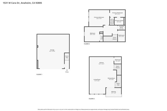 1531 W W Cara Dr, Anaheim, CA 92805