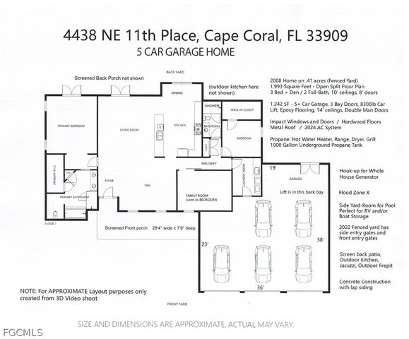 4438 NE 11th PL, Cape Coral, FL 33909