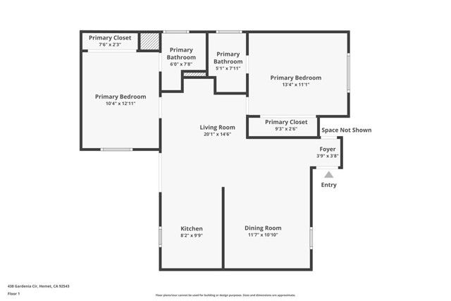 438 Gardenia Circle, Hemet, CA 92543
