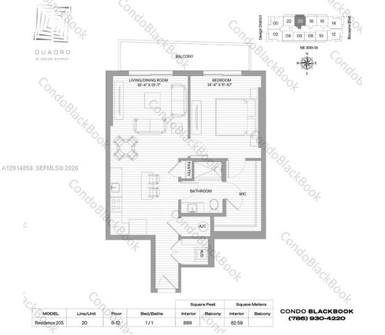 3900 Biscayne Blvd PH1220, Miami, FL 33137