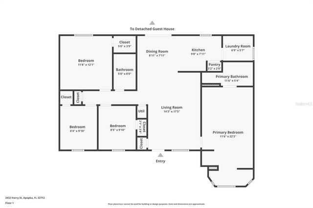 3432 HARRY STREET, Apopka, FL 32712
